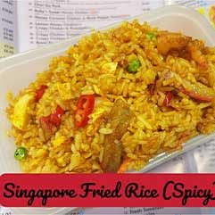 110 Singapore Fried Rice